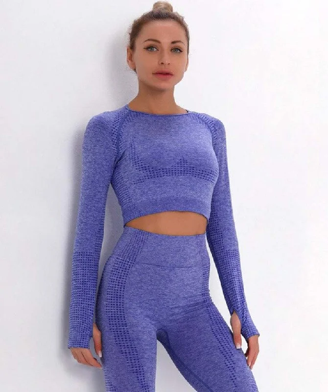 Unbeatable Prices Focus Long Sleeve Crop Top
