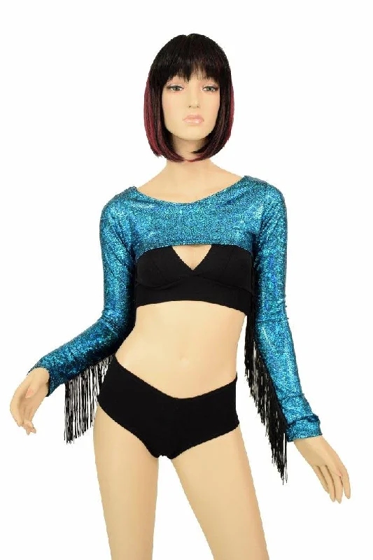 Major Savings Fringe Bolero Dance Sleeves