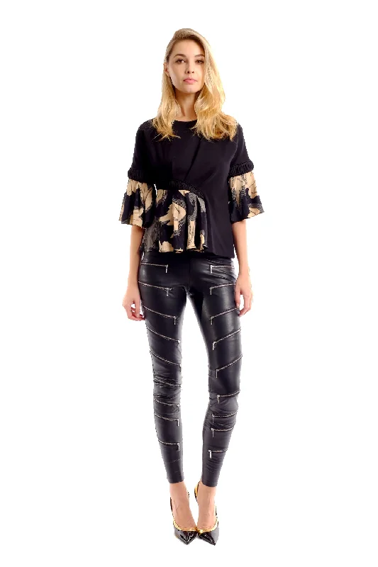 Unmissable Offer Kayla Zippers Leather Pants