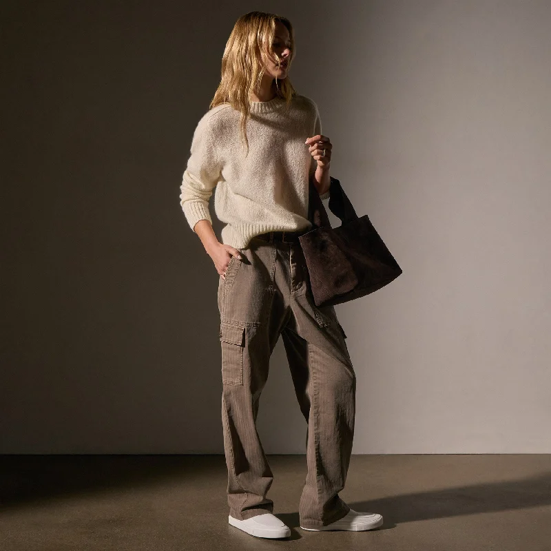 Limited Quantity Herringbone Utility Pant - Coyote Pigment